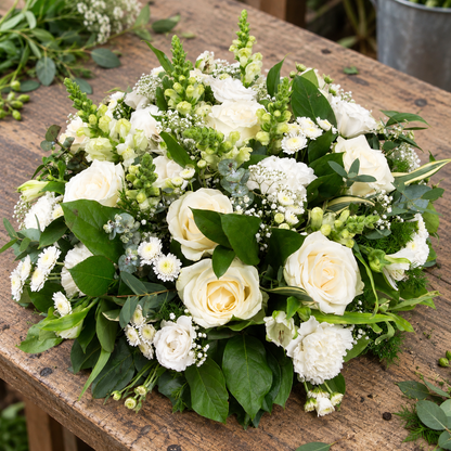Classical White Posy