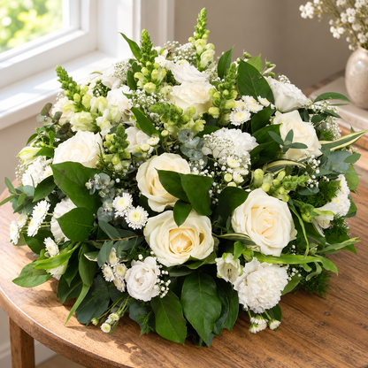 Classical White Posy