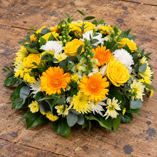 Gold & White Posy Pad