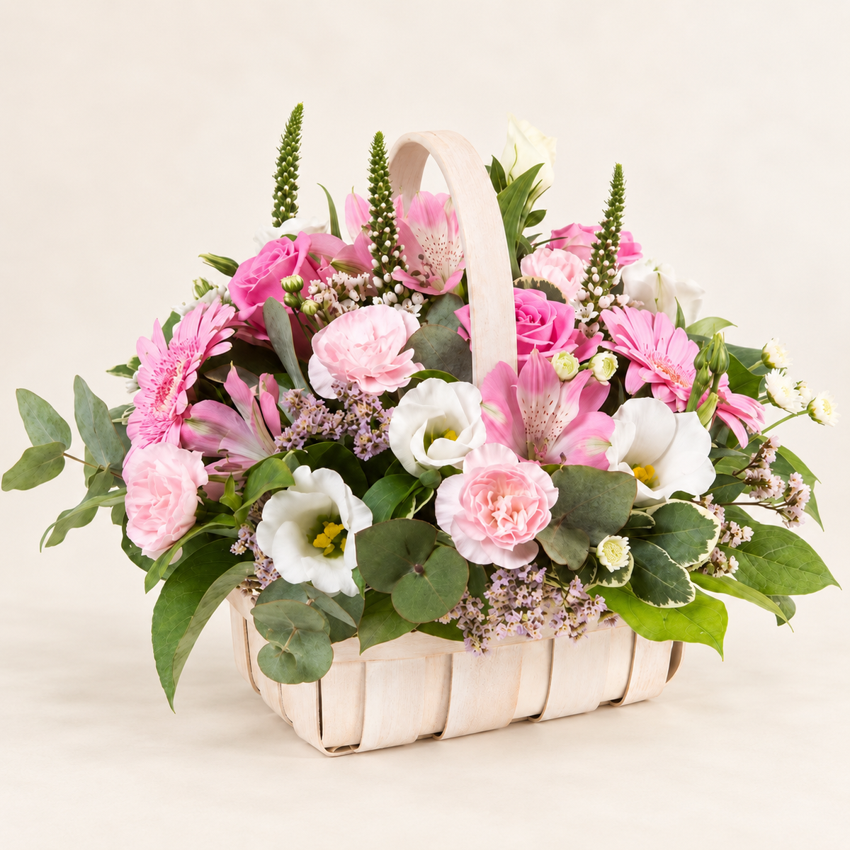 Pink & Cream Basket