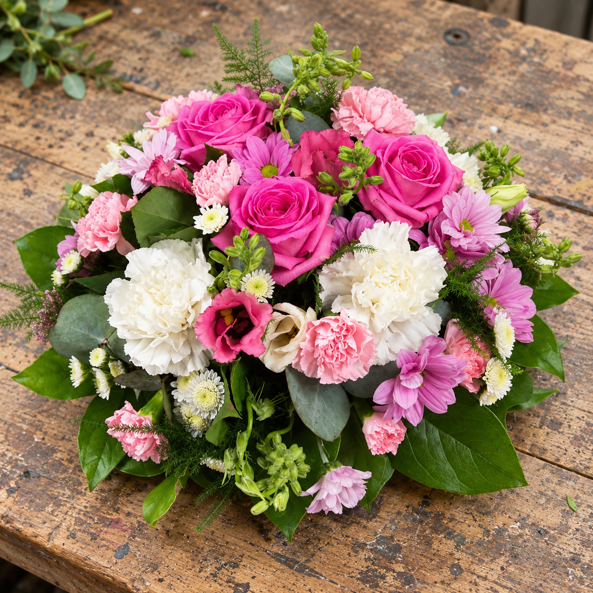 Pink & Cream Posy