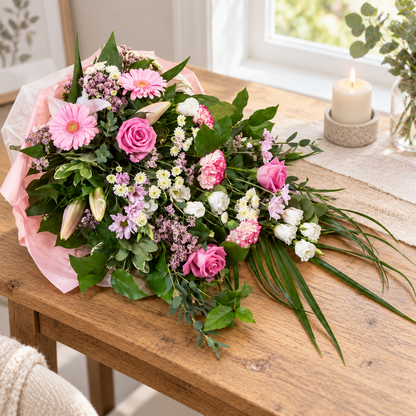 Pink & White Sheaf