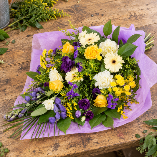 Purple & Gold Sheaf