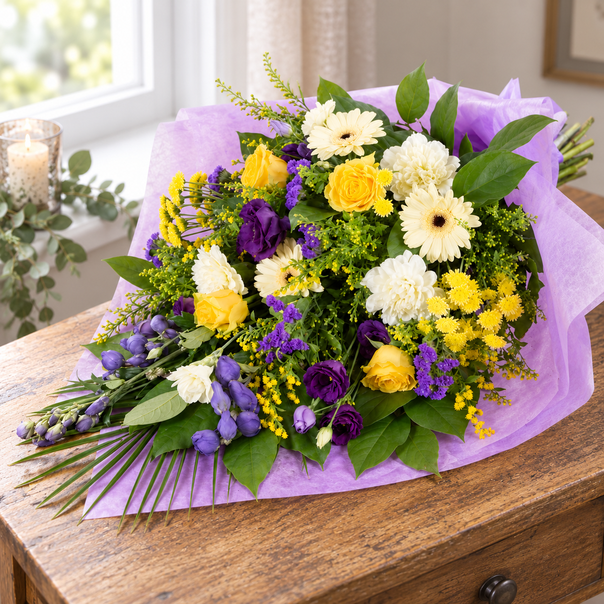 Purple & Gold Sheaf