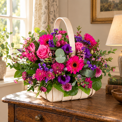 Purple & Pink Basket