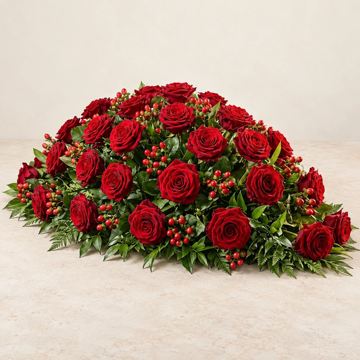 Rose Casket Spray — calm main photograph
