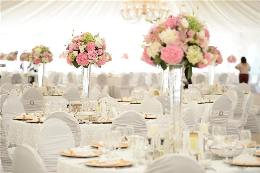 Reception table flower inspiration